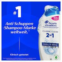Shampoo & Conditioner 2in1 Anti-Schuppen Classic Clean, 225 ml