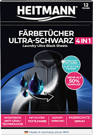 Färbetücher Ultra Schwarz 2in1, 12 St