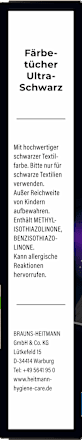 Verfdoekjes Ultra Zwart 2-in-1, 12 stuks