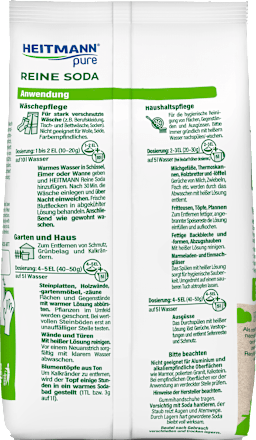 Reine Soda Pulver Multifunktional, 500 g HEITMANN pure
