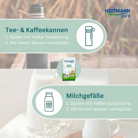 Reine Soda Pulver Multifunktional, 500 g HEITMANN pure
