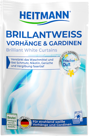Waschmittel Brillantweiss Vorhänge & Gardinen, 50 g Heitmann