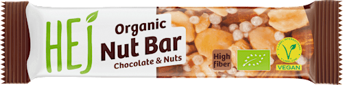 Nussriegel, Chocolate & Nuts, 40 g HEJ