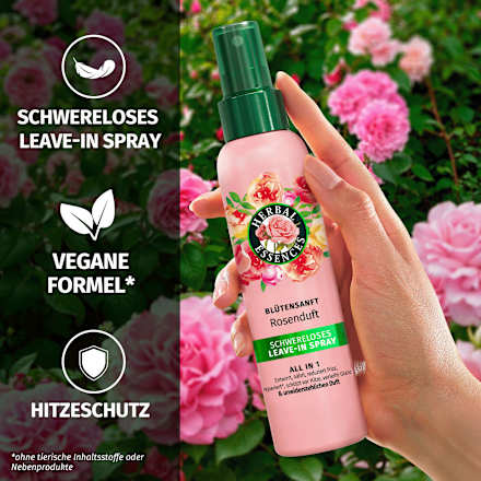 Leave-In Spray Blossom-Zachte Rozengeur, 145 ml
