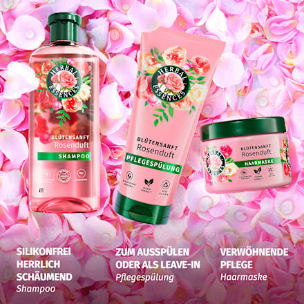 Shampoo Blütensanft Rosenduft, 350 ml