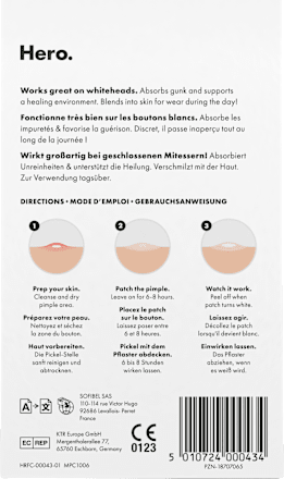 Facestrips Mighty Patch Invisible, 24 stuks