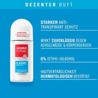 Antitranspirant Deo Roll-on Classic, 50 ml