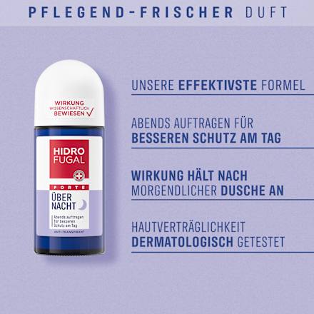 Antitranspirant Deodorant Roll-on Nacht, 50 ml