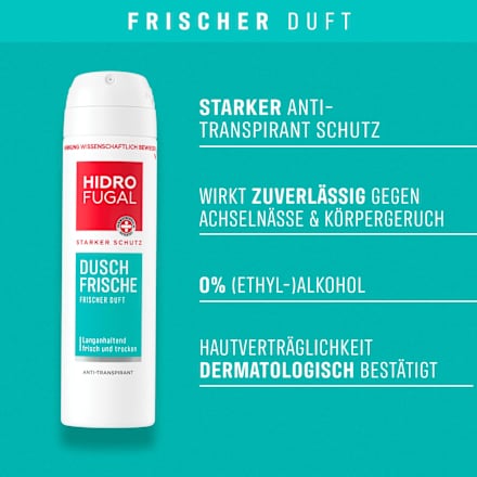 Anti-transpirant Deodorant Spray Douchefrisheid, 150 ml