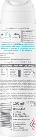 Antitranspirant Deospray Dusch Frische, 150 ml