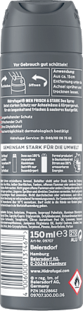 Antitranspirant Deospray Men Frisch & Stark, 150 ml