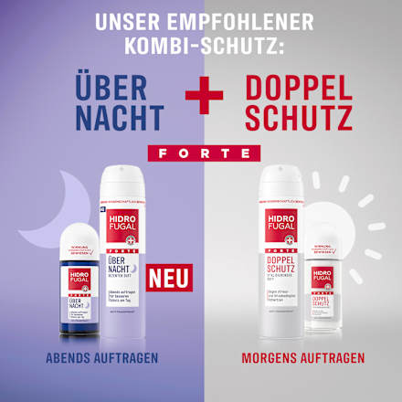 Antitranspirant Deospray Über Nacht, 150 ml Hidrofugal