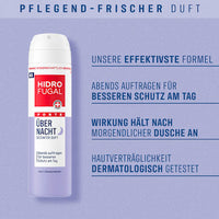 Antitranspirant Deospray Über Nacht, 150 ml Hidrofugal