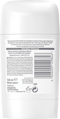 Anti-transpirant deodorant stick douchefrisheid, 50 ml