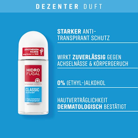 Deo Roll-on Classic, 50 ml