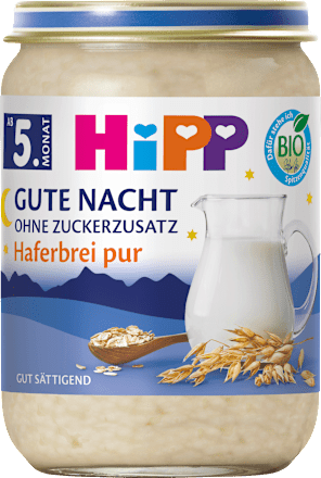 Abendbrei Gute Nacht Haferbrei ab dem 5. Monat, 190 g