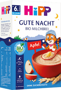 Abendbrei Milch Gute Nacht Hafer Apfel ab dem 6. Monat, 475 g