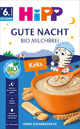 Abendbrei Milch Gute Nacht Kinderkeks ab dem 6.Monat, 475 g
