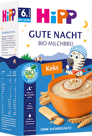 Abendbrei Milch Gute Nacht Kinderkeks ab dem 6.Monat, 475 g