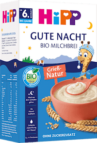 Abendbrei Milch Kindergrieß ab dem 6.Monat, 475 g