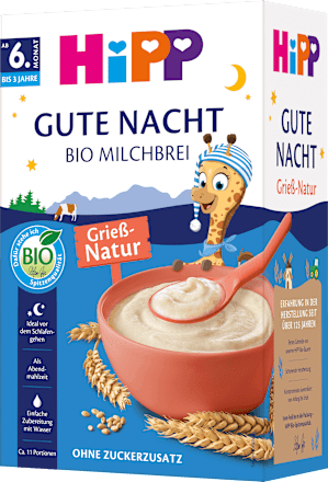 Abendbrei Milch Kindergrieß ab dem 6.Monat, 475 g