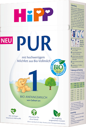 Anfangsmilch 1 PUR von Geburt an, 500 g