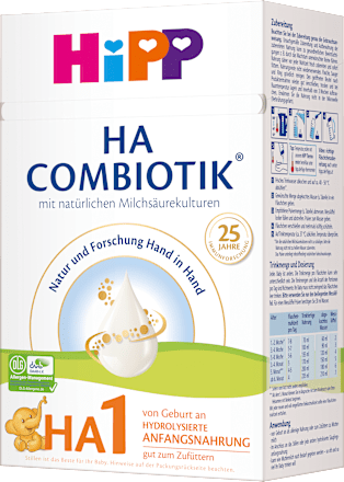 Anfangsmilch HA1 Combiotik von Geburt an, 600 g