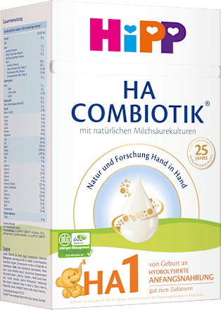 Anfangsmilch HA1 Combiotik von Geburt an, 600 g