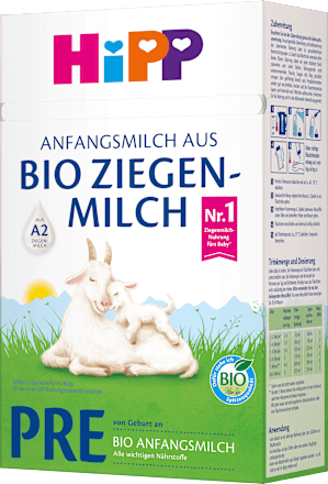 Anfangsmilch Pre aus Ziegenmilch von Geburt an, 400 g