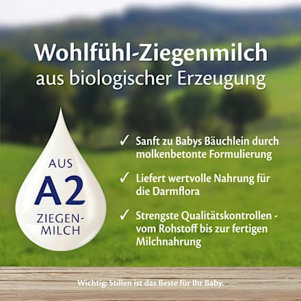 Anfangsmilch Pre aus Ziegenmilch von Geburt an, 400 g