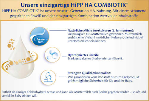Anfangsmilch Pre HA Combiotik von Geburt an, 600 g