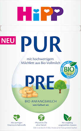 Anfangsmilch Pre PUR von Geburt an, 500 g