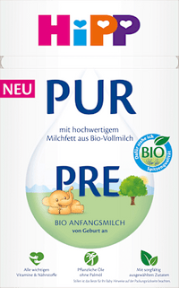 Anfangsmilch Pre PUR von Geburt an, 500 g