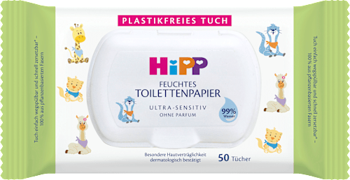 Feuchte Toilettentücher ultra sensitiv, 50 St