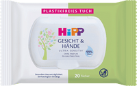 Feuchttücher Gesicht & Hände Tücher, Reisegröße, 20 St