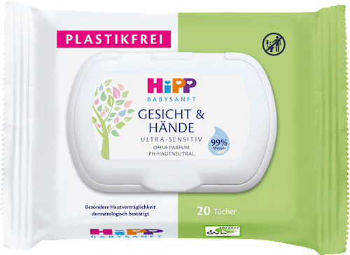 Vochtige doekjes voor gezicht en handen, 20 stuks