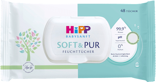 Vochtige doekjes Soft &amp; Pur 3x48 st., 144 st.