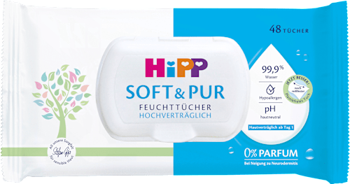 Feuchttücher Soft & Pur 3x48 St., 144 St