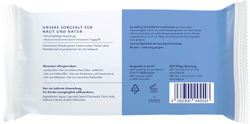 Ultra gevoelige vochtige doekjes 5x48 stuks, 240 stuks