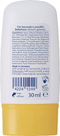 Sonnencreme Gesicht Kids, ultra sensitiv, LSF 50+, 30 ml