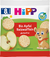 Babysnack Apfel Reiswaffeln, ab dem 8. Monat, 30 g