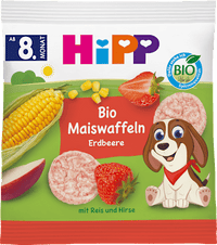 Babysnack Maiswaffeln Erdbeere ab dem 8. Monat, 23 g