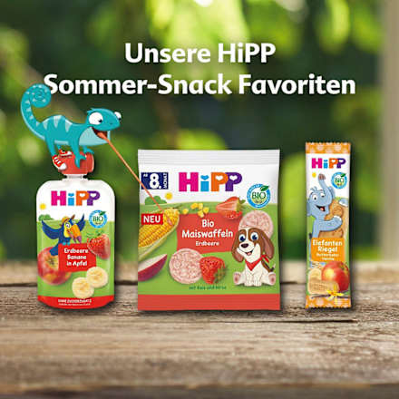 Babysnack Maiswaffeln Erdbeere ab dem 8. Monat, 23 g