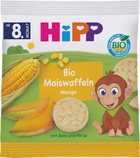Babysnack Maiswaffeln Mango ab dem 8. Monat, 23 g