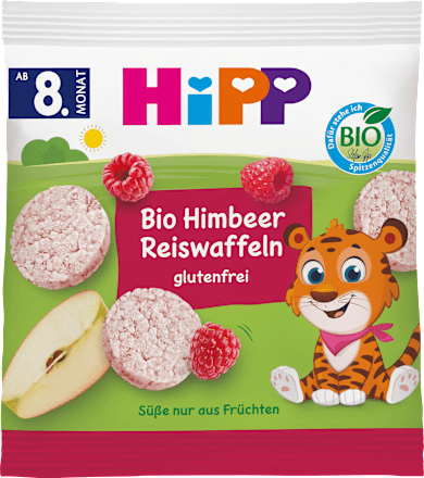 Babysnack Reiswaffeln Himbeere ab dem 8. Monat, 30 g