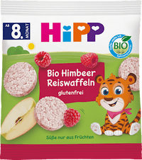 Babysnack Reiswaffeln Himbeere ab dem 8. Monat, 30 g