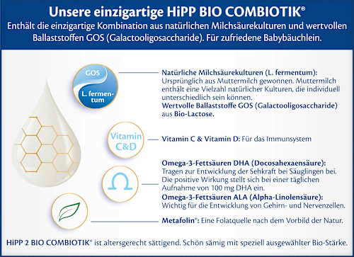 Folgemilch 2 Combiotik nach dem 6. Monat, 600 g