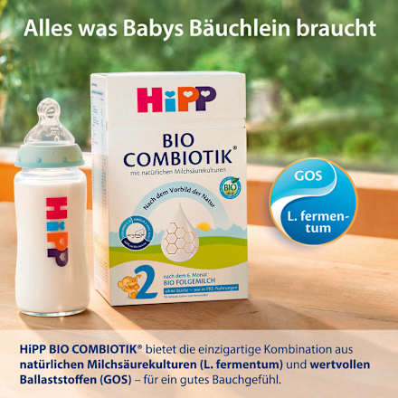 Folgemilch 2 Combiotik ohne Stärke nach dem 6. Monat, 600 g