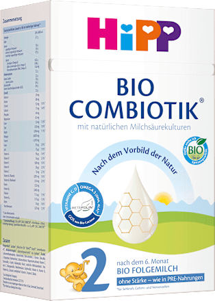 Folgemilch 2 Combiotik ohne Stärke nach dem 6. Monat, 600 g
