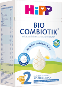 Folgemilch 2 Combiotik ohne Stärke nach dem 6. Monat, 600 g